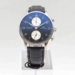 ZF Factory IWC Ultra-tynde portugisiske Meter IWC371417 Black Face Hvide øjne Mænds Mekanisk Watch