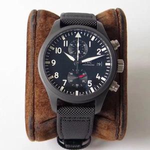 Zf fabrikken re-indgraveret IWC pilot serie TOP GUN naval luftkamp kraft MIRAMAR kronograf ur herlighed debut