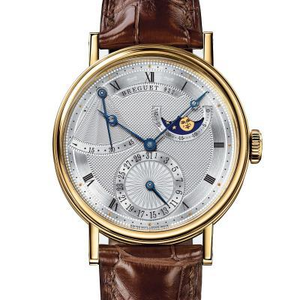 TW Fabrik Breguet Breguet Serie 7137BA/11/9V6 einzigartige Vier-Pol-Trennung Schweizer 2153 Maschine Herren 18k gold männlich