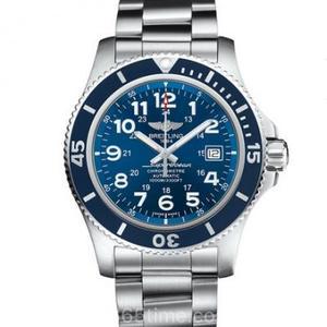 TF Breitling Super Ocean Serie A17392D81C1A1 Special Edition Stahlband mechanische blaue Zifferblatt Uhr