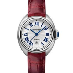 Die höchste Qualität Cartier Schlüsselserie WSCL0016 Damen mechanische Uhr importiert Ekwerk