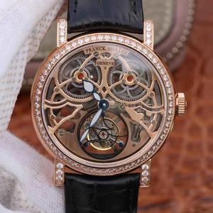 Die runde hohle Tourbillonuhr Franck Muller GIGA schockierte den Markt. Die Uhr hat ein hohles Layout