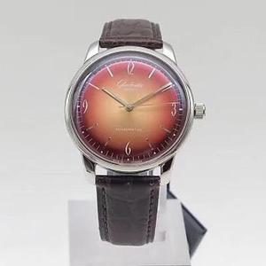 Eine weitere legendäre Uhr wird veröffentlicht?? "SpezimaticGF neue Produkt Glashütte vergoldet 60er Jahre retro Gedenkuhr Farbe