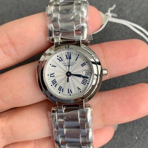 GS Fabrik Uhr Longines Herz und Mond Serie elegante Quarz Damen Uhr Kalender Typ Perlmutt Gesicht