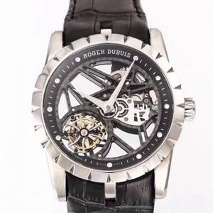 JB Roger Dolby King Serie weiße Schale RDDBEX0393 Gold Shell RDDBEX0392 Skelett Tourbillon Uhr