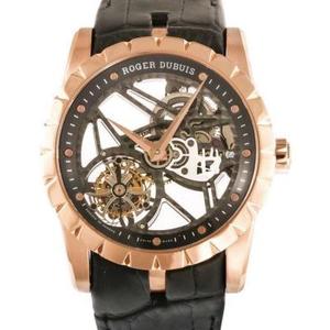 JB Roger Dolby King Serie weiße Schale RDDBEX0393 Gold Shell RDDBEX0392 Skelett Tourbillon Uhr