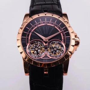 JB Roger Dolby King Serie Doppelfliegen Tourbillon ausgestattet mit zwei fliegenden echten Tourbillons für stabilen Betrieb Die wertvollste Uhr in der Geschichte