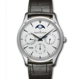 V9 Factory Jaeger-LeCoultre Master Series Q1303520 Weißer Ewiger Kalender Automatische mechanische Herrenuhr