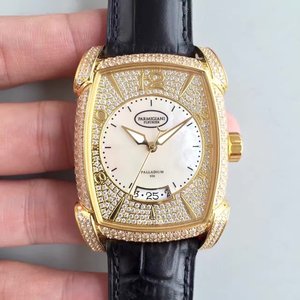 Parmigiani Fleurier Gypsophila Herren mechanische Uhr Gold Modell Neu