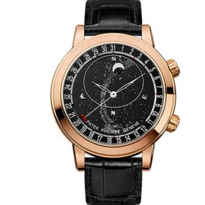 Patek Philippe Starry Sky Upgrade Ultimate v2 Edition Super Complication Chronograph Serie 6104R-001 Perle Tuo Sonne Mond Sterne