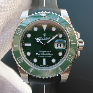 Rolex Green Water Ghost Green Ghost v7 Version SUB Submariner Serie 116610LV Bandmodell.