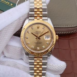 Evergreen Fabrik Replik Rolex Datejust Serie 126333 Herren mechanische Uhr 18 k Gold