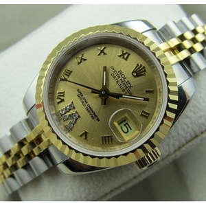 Schweizer Uhr high imitation Rolex ROLEX18K gold beschichtet Stahlgürtel automatische mechanische Uhr Herrenuhr Schweizer Uhruhr