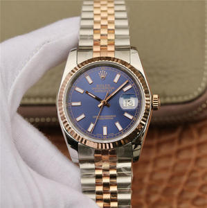 Die Rolex Datejust 36mm Rose Gold 14k Gold Covered Series Unisex Uhr Automatisches mechanisches Uhrwerk