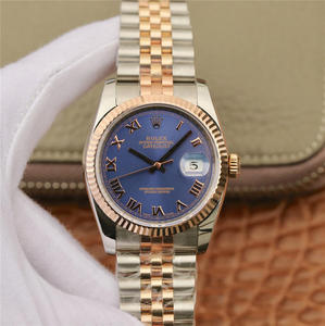 Die Rolex Datejust 36mm Rose Gold 14k Gold Covered Series Unisex Uhr Automatisches mechanisches Uhrwerk