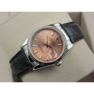 Rolex Rolex Uhr Datejust Strap Pink Face Herrenuhr Swiss ETA2836 Automatisches mechanisches Uhrwerk