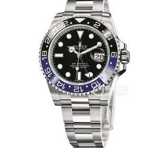 V9 Rolex Greenwich Typ II Serie 116710BLNR-78200 Herren Stahlband Mechanische Uhr, Koksring