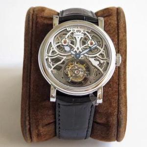 Geehrt von TW-Franck Muller GIGA Round Skeleton Tourbillon Uhr schockiert auf dem Markt Tourbillon Bewegung