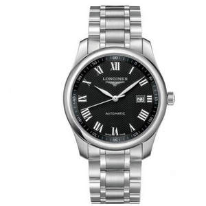 V9 Factory Uhr Longines Master Series L2.793.4.51.6 Drei-Hand-Kalender schwarzes Gesicht