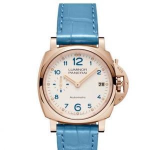 VS Fabrik Panerai 908 756 Roségold Herren Herren mechanische Uhr.