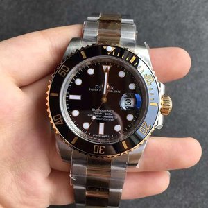 N Factory v6 Version Rolex Blackwater Ghost Gold Edition (mit echtem Gold) super leuchtender Saphirspiegel