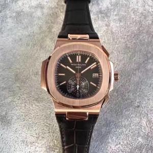 BP produjo Patek Philippe Nautilus Chronograph Shanghai 7750 Machine Change Cal.CH28-520 C Movement Men's Watch