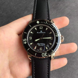 La versión de fábrica N de Blancpain 50 es el artefacto del mundo del reloj de imitación 45X15.5mm, 2836 movimiento mecánico automático