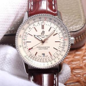 TF Breitling Aviation Chronograph nuevo 41mm, reloj mecánico cronógrafo para hombre, oro rosa, reloj de cinturón