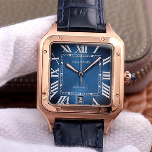 TW Cartier V2 versión mejorada del reloj de pareja Sandoz, movimiento mecánico automático, reloj de correa