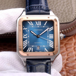 TW Cartier V2 versión mejorada del reloj de pareja Sandoz, movimiento mecánico automático, reloj de correa