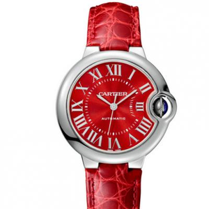 TW Factory Cartier Blue Balloon Series WSBB0022 Ladies Mechanical Watch, chino rojo amigable para las personas