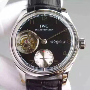 IWC (Serie Tourbillon Portuguesa) Reloj De Hombre de Lavado Automático de Grabado Tourbillon
