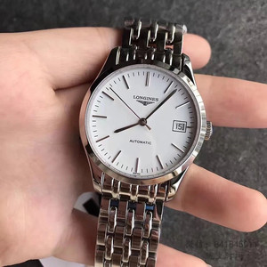 Fábrica taiwanesa Longines elegante serie de relojes mecánicos unisex molde abierto