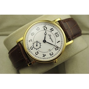 Movimiento suizo Longines hombre reloj maestro serie hombre reloj mecánico L4.785.8.73.2 18K oro con calendario movimiento suizo