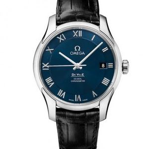 V6 Factory Omega Dieffly 431.13.41.21.03.001 Reloj mecánico de cara azul para hombre v7 Edition