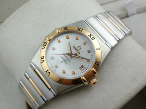 OMEGA Constellation Serie 18K Rosa Oro Reloj Mecánico Automático para Hombres