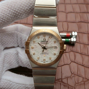 Omega Constellation Series 123.20.35 Shell Patrón Mecánico Reloj de Hombres