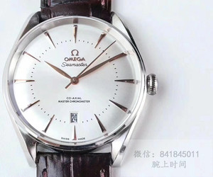 Omega De ville Series 431.33.41.21.02.001 Reloj mecánico para hombre Reloj mecánico blanco tipo cara a través de la prueba