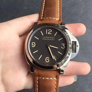 N réplica de fábrica Panerai pam390 reloj mecánico manual 316 espejo de zafiro de acero inoxidable.