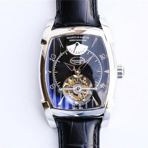 Parmigiani Fleurier KALPA serie reloj de tourbillon real, movimiento manual superior volante real, reloj de los hombres, cinturón relojParmigiani Fleurier TONDA serie PFC222 original 1:1 réplica, reloj mecánico de los hombres, versión más alta