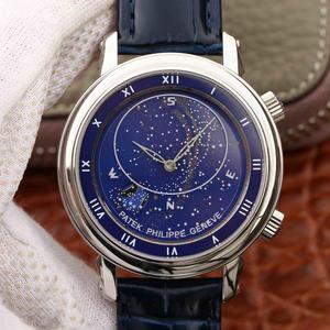 Patek Philippe actualizado versión de cielo estrellado 5102 cielo y luna de la serie de cielo de Ginebra reloj mecánico top réplica reloj