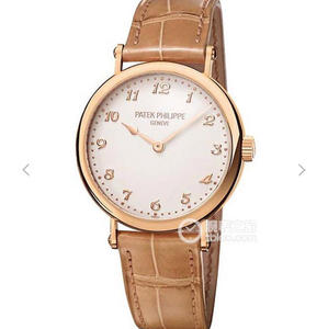 Patek Philippe Classic Watch Series Simple y Extremely Belt Hombres Reloj Mecánico Oro Rosa