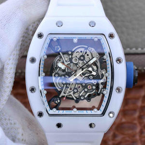 RM factory Richard Mille RM055 reloj mecánico automático de cerámica con cinta para hombre.