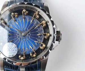 Om fábrica réplica superior Blancpain VILLERET serie clásica 6654-3642-55B reloj mecánico para hombre