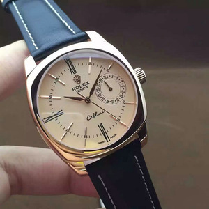 Rolex Cellini serie 3 dígitos de calendario pantalla manual de la correa mecánica suiza reloj de hombre