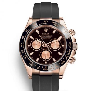 N Fábrica Rolex Daytona V8 Ultimate Versión m116515ln-0013 Champagne Rose Gold Tape Reloj mecánico para hombre Versión de actualización de reloj mecánico