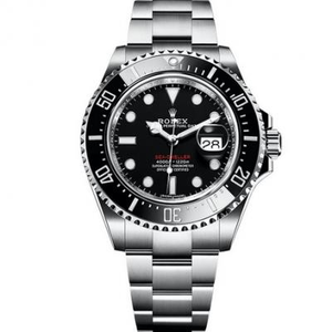 N Rolex V9 Sea-Dweller 126600-0001 (Single Red New Little Ghost King) Correa de acero inoxidable original 3235 Movimiento mecánico automático muñeca de hombre