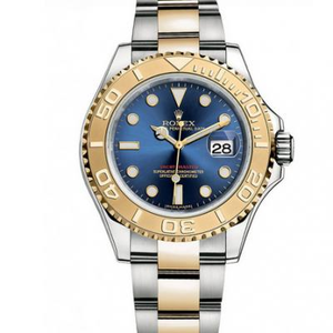 Rolex Superyacht Baume .u0026 Mercier 16623-0001 Gold Edition (Superficie Azul)