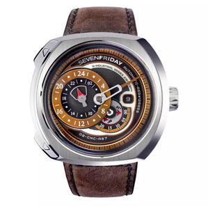 Sevenfriday Q2/01 de separación de tres manos reloj automático mecánico para hombre