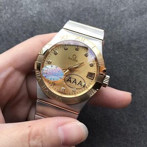 V6 Omega Constellation Series reloj mecánico para hombre entre oro